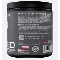 Bucked Up, Racked BCAA, Rocket Pop (Голубая малина, лайм, вишня), 10.9 oz (309 g)